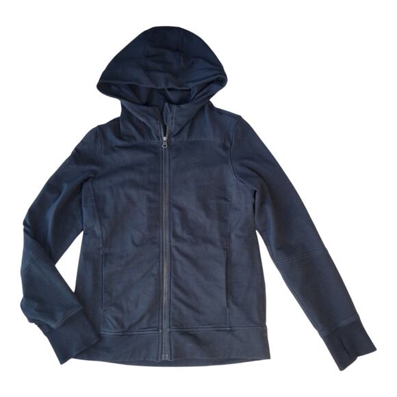 Lululemon Belle Hoodie Black Full Zip Up Vented Jacket 4 - Picture 1 of 11